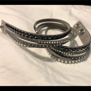 Swarovski snap bracelet